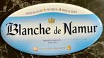 Blanche de Namur bierbord 46 x 24cm, Ophalen of Verzenden, Zo goed als nieuw, Reclamebord, Plaat of Schild, Overige merken