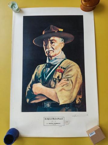 Sérigraphie Baden Powell - G. Blommaert, numérotée 350/5 00 disponible aux enchères