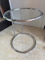 Bijzettafel tafel op glas, Ophalen, Glas