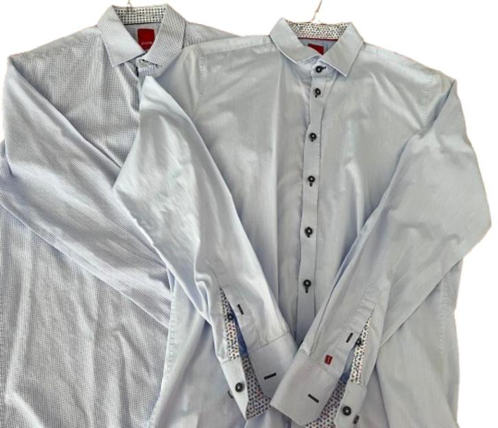 Pure pakket van 2 herenhemden, overhemden  - M - Pre Loved, Kleding | Heren, Overhemden, Zo goed als nieuw, Halswijdte 39/40 (M)