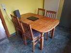 tafel en stoelen, Huis en Inrichting, Tafels | Eettafels, Ophalen, Gebruikt, Grenenhout