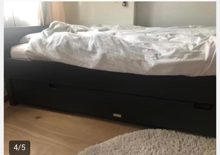 Bed met schuif, Huis en Inrichting, Slaapkamer | Bedden, Ophalen