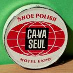 Zeldzaam Ça va seul schoenpoets blikje. Expo 58, Verzamelen, Merken en Reclamevoorwerpen, Ophalen of Verzenden