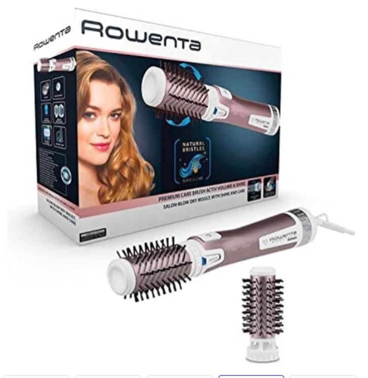 Rowenta Brush Active Volume & Shine, Elektronische apparatuur, Persoonlijke Verzorgingsapparatuur, Gebruikt, Haarverzorging, Ophalen
