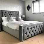 Luxe Panel Line Bed met Hoogwaardige Matras – Ultiem Comfort, Envoi