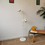80s 70s vintage witte vloer lamp lampadaire blanc, Ophalen of Verzenden, Zo goed als nieuw