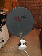 Satelliet set TRIAX met decoder., Audio, Tv en Foto, Schotelantennes, Overige merken, (Schotel)antenne, Zo goed als nieuw, Ophalen