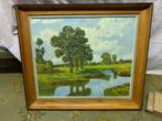 Schilderij met kader, Ophalen of Verzenden