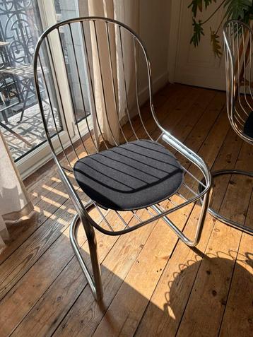 Set 6 chrome designstoelen van Gastone Rinaldi beschikbaar voor biedingen