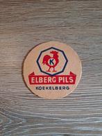 Oud bierviltje elberg pils koekelberg (2), Verzamelen, Biermerken, Ophalen of Verzenden