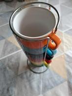 6 Grote tassen in houder, Huis en Inrichting, Keuken | Servies, Ophalen, Nieuw