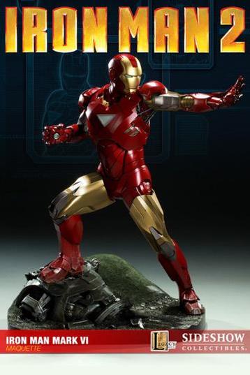 Sideshow Iron Man Maquette Avengers Marvel, Enlèvement, Comme neuf, Humain