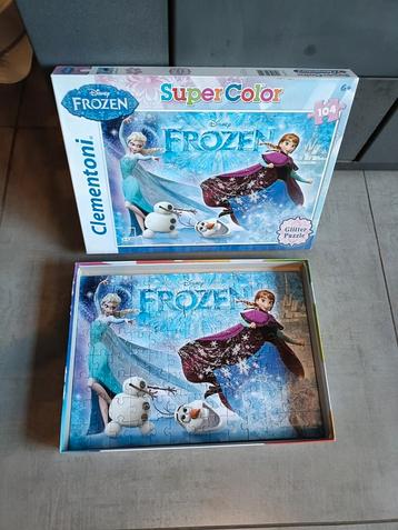 Puzzle Clementoni Reine des neiges 104 pièces  disponible aux enchères