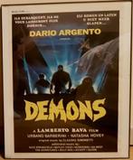 gesigneerde poster Demons, Verzamelen, Gebruikt, Ophalen of Verzenden, Film en Tv