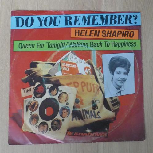 7"  Helen Shapiro ‎– Queen For Tonight / Walkin' Back  To Ha, Cd's en Dvd's, Vinyl Singles, Zo goed als nieuw, Single, Pop, 7 inch