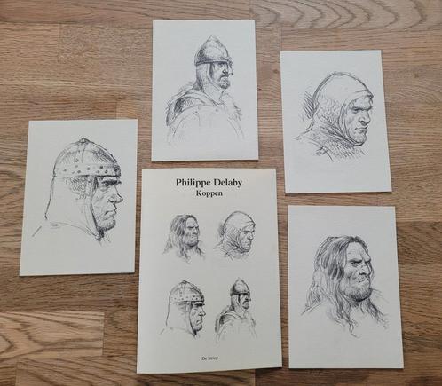 DELABY Murena portfolio Heads 2005 105 exemplaren genummerd, Boeken, Stripverhalen, Zo goed als nieuw, Ophalen of Verzenden