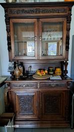 Kast + 2 zware stoelen + 2 nacht/bijzettafeltjes, Antiek en Kunst, Antiek | Meubels | Kasten, Ophalen