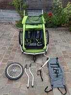 Croozer kid for 2 / fietskar met accesoires en babyhangmat, Ophalen, Gebruikt