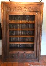 Kast met authentiek oud deurkozijn Pakistan, Ophalen, Gebruikt