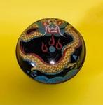 Brons doosje Draak / cloisonne, Ophalen of Verzenden
