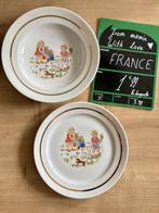 2 assiettes vintage bavaria décor enfants, Antiquités & Art, Enlèvement ou Envoi