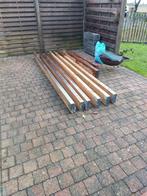 houten balken, Tuin en Terras, Palen, Balken en Planken, Ophalen, Zo goed als nieuw, 250 cm of meer, Balken