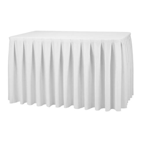 Dena Combirok Boxpleat 182x74x(h)75 cm wit NIEUW!, Huis en Inrichting, Tafelkleden, Nieuw, Rechthoek, Binnen, Buiten, Ophalen