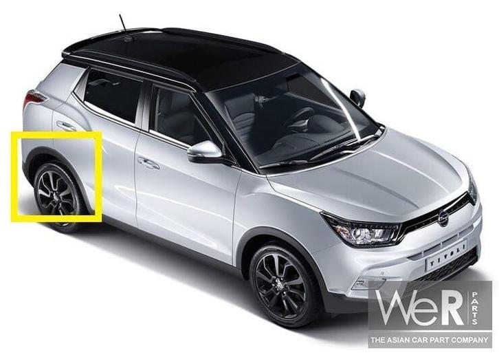 Wielrand rechtsachter SsangYong Tivoli of XLV 2015 - 2019. 7, Auto-onderdelen, Carrosserie, Spatbord, Ssangyong, Achter, Nieuw