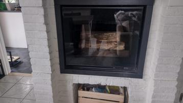 Hout allesbrander inbouw cassette 