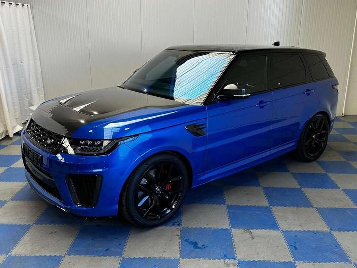 Land Rover Range Rover Sport 5.0 V8 SVR LICHTE VRACHT bj. 20, Auto's, Land Rover, Bedrijf, Te koop, 360° camera, 4x4, ABS, Adaptieve lichten