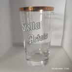 Un ancien verre émaillé STELLA - ARTOIS de 33 cl ., Ophalen of Verzenden, Zo goed als nieuw, Glas of Glazen, Stella Artois