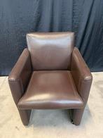 8 Stoelen eettafel, Huis en Inrichting, Stoelen, Ophalen, Gebruikt, Bruin, Leer