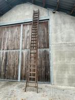 Zeer oude houten ladder, Doe-het-zelf en Bouw, Ladders en Trappen, Ophalen, Gebruikt, Ladder, Opvouwbaar of Inschuifbaar