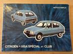 Manuel citroen visa club 1979, Ophalen of Verzenden