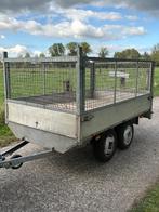 Dubbelas aanhangwagen, Auto diversen, Aanhangers en Bagagewagens, Ophalen, Gebruikt