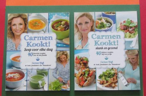 Carmen kookt - 2 kookboeken, Boeken, Kookboeken, Zo goed als nieuw, Overige typen, Nederland en België, Ophalen of Verzenden