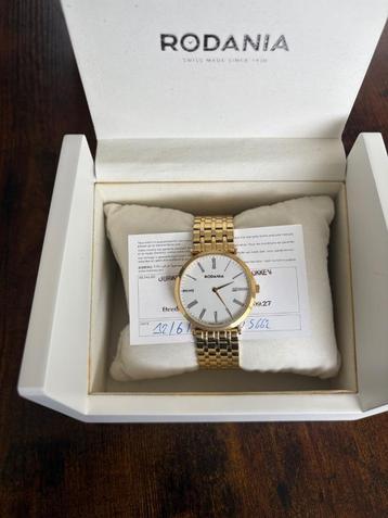 Prachtige rodania horloge inclusief doos & papieren. beschikbaar voor biedingen