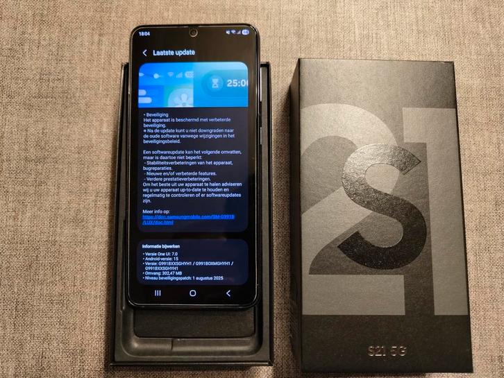 Samsung Galaxy S21 5G 256GB black, Telecommunicatie, Mobiele telefoons | Samsung, Galaxy S21, Ophalen