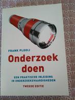 Onderzoek doen ( nieuw boek), Ophalen, Nieuw, Hoger Onderwijs, Frank Plooij