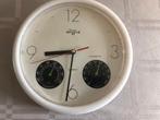 Horloge murale avec thermomètre et hydromètre, Enlèvement ou Envoi, Horloge murale
