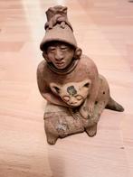 Mayan figurine avec Jaina Campeche,copier après l'original, Maison & Meubles, Comme neuf, Enlèvement ou Envoi