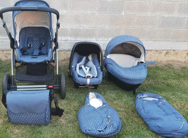 Poussette Trio Maxi-Cosi Mura 3 Plus (kit complet), Kinderen en Baby's, Kinderwagens en Combinaties, Gebruikt, Combiwagen, Maxi-Cosi