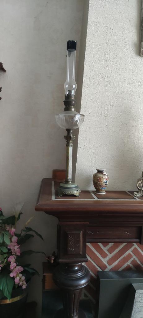 olielamp, Antiek en Kunst, Antiek | Verlichting, Ophalen