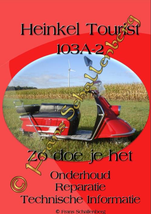 Heinkel Tourist Scooter Werkplaatshandboek Owner's Manual, Motos, Modes d'emploi & Notices d'utilisation, Autres marques, Enlèvement ou Envoi