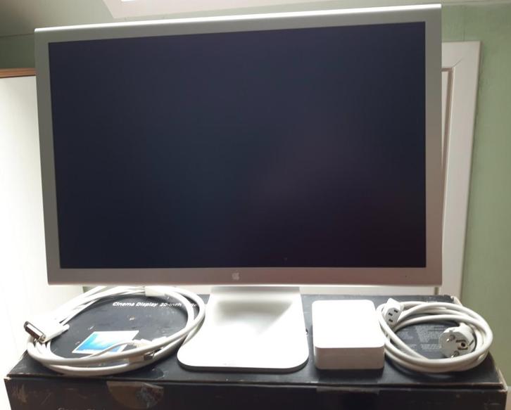 Apple Cinema Display 20-inch widescreen, Computers en Software, Monitoren, Zo goed als nieuw, 60 Hz of minder, DVI, Thunderbolt
