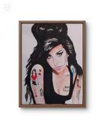 40/30 amywinehouse sur toile peinture acrylique, Enlèvement ou Envoi