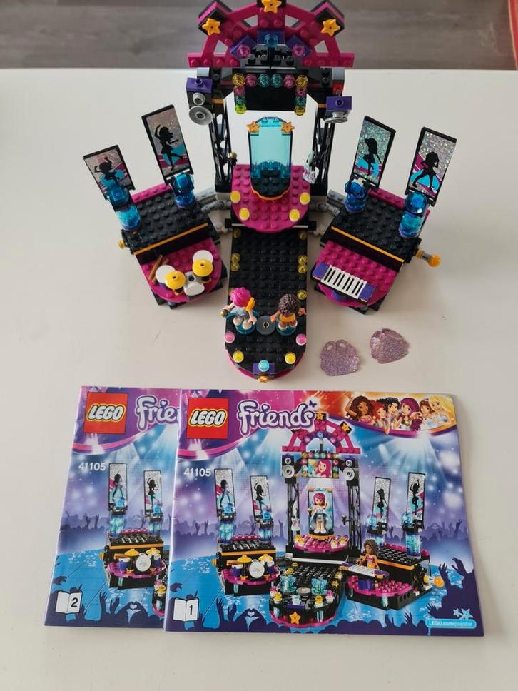 Lego Friends 41105 : popstar podium, Kinderen en Baby's, Speelgoed | Duplo en Lego, Zo goed als nieuw, Lego, Ophalen of Verzenden