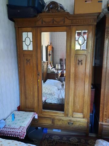 Chambre a coucher Ancienne, Enlèvement, Utilisé, Deux personnes, Ancien