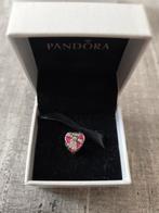 Pandora cœur avec Strass, Bijoux, Sacs & Beauté, Bracelets à breloques, Enlèvement ou Envoi, Utilisé, Pandora, Avec strass