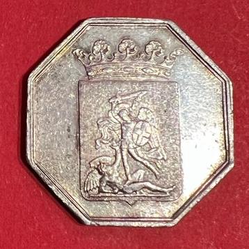 Zilveren penning Gemeenteraad Brussel begin 19de eeuw